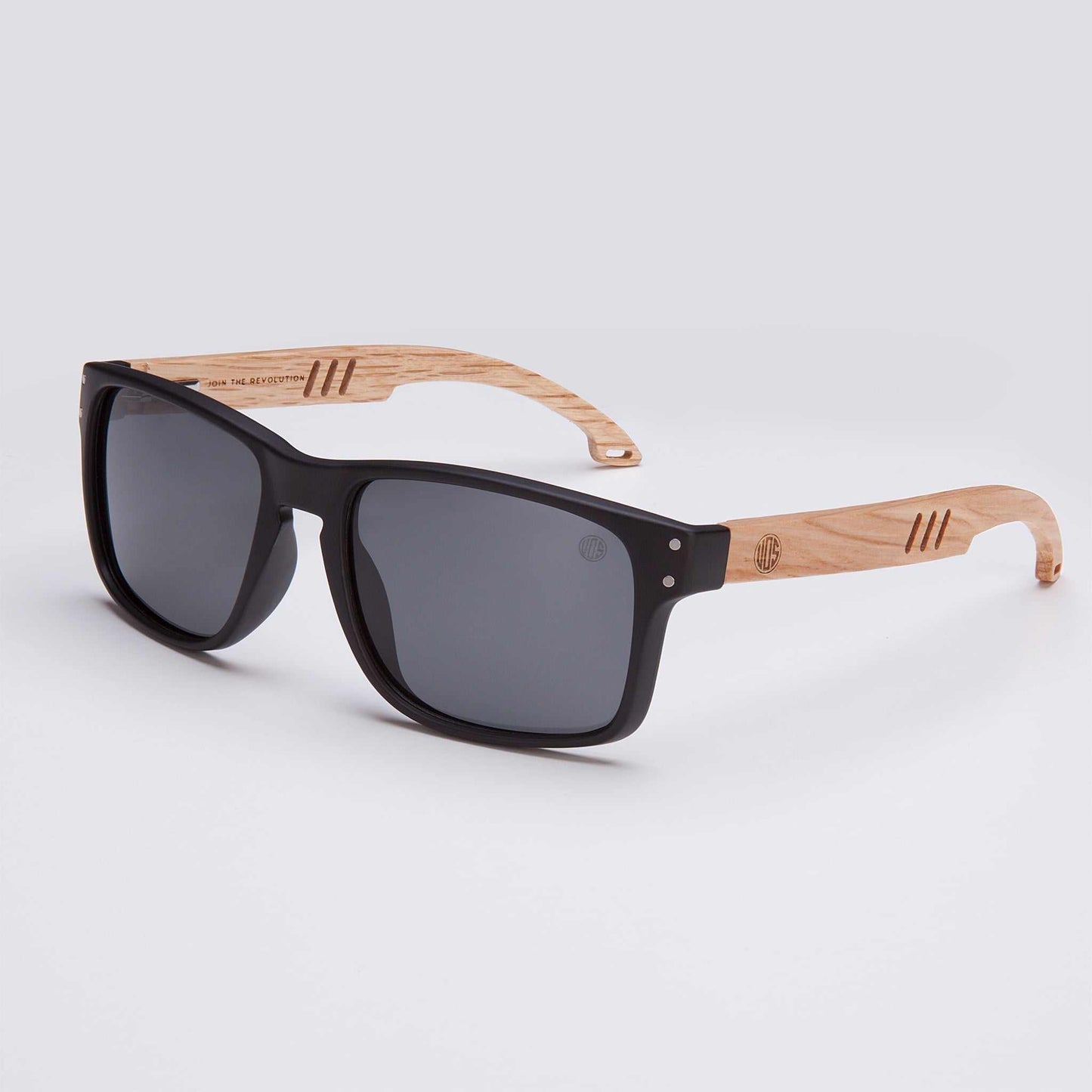 Bells Beach – Mens Polarised Sunglasses with Real Wood Arms