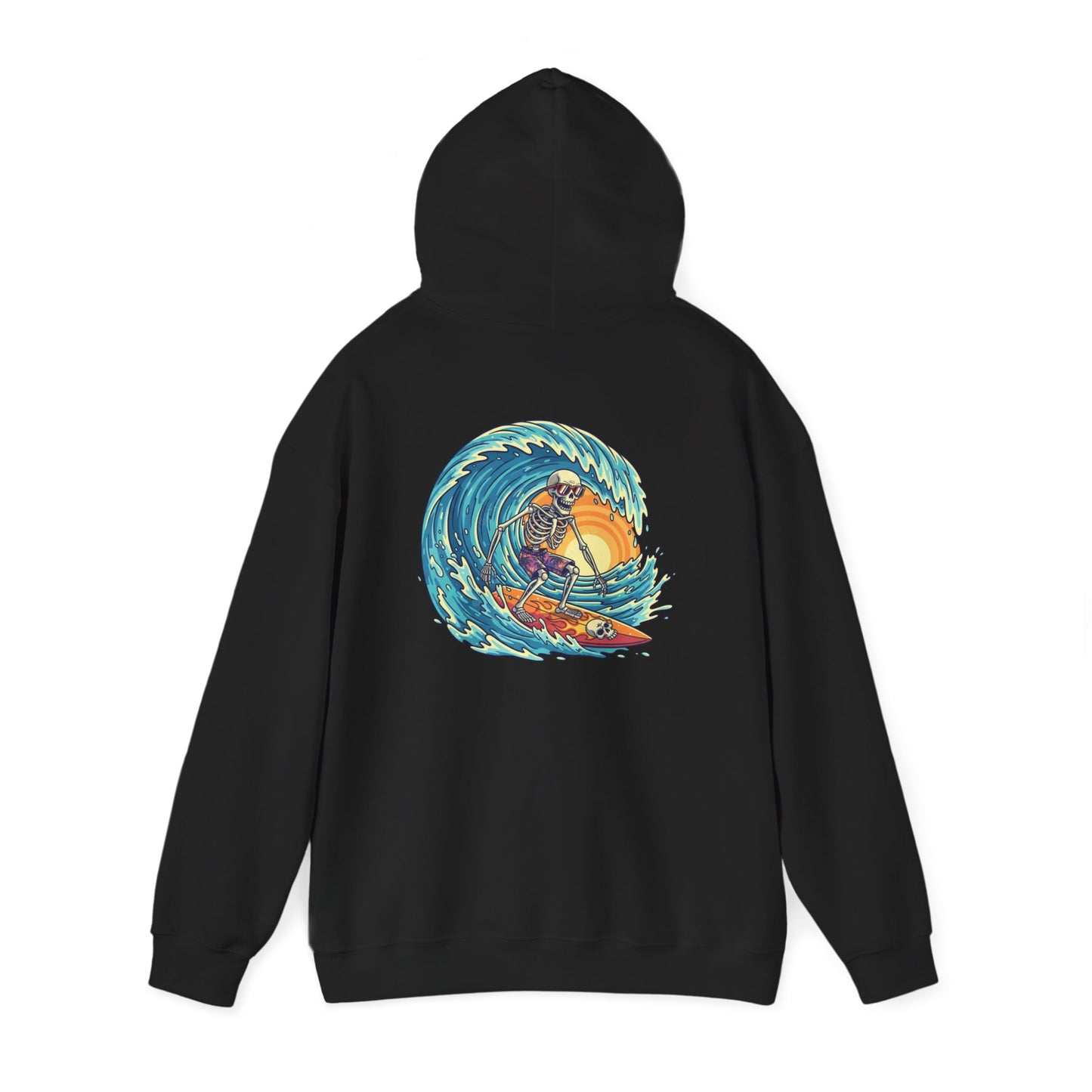 Surfing Skeleton - Unisex Hoodie
