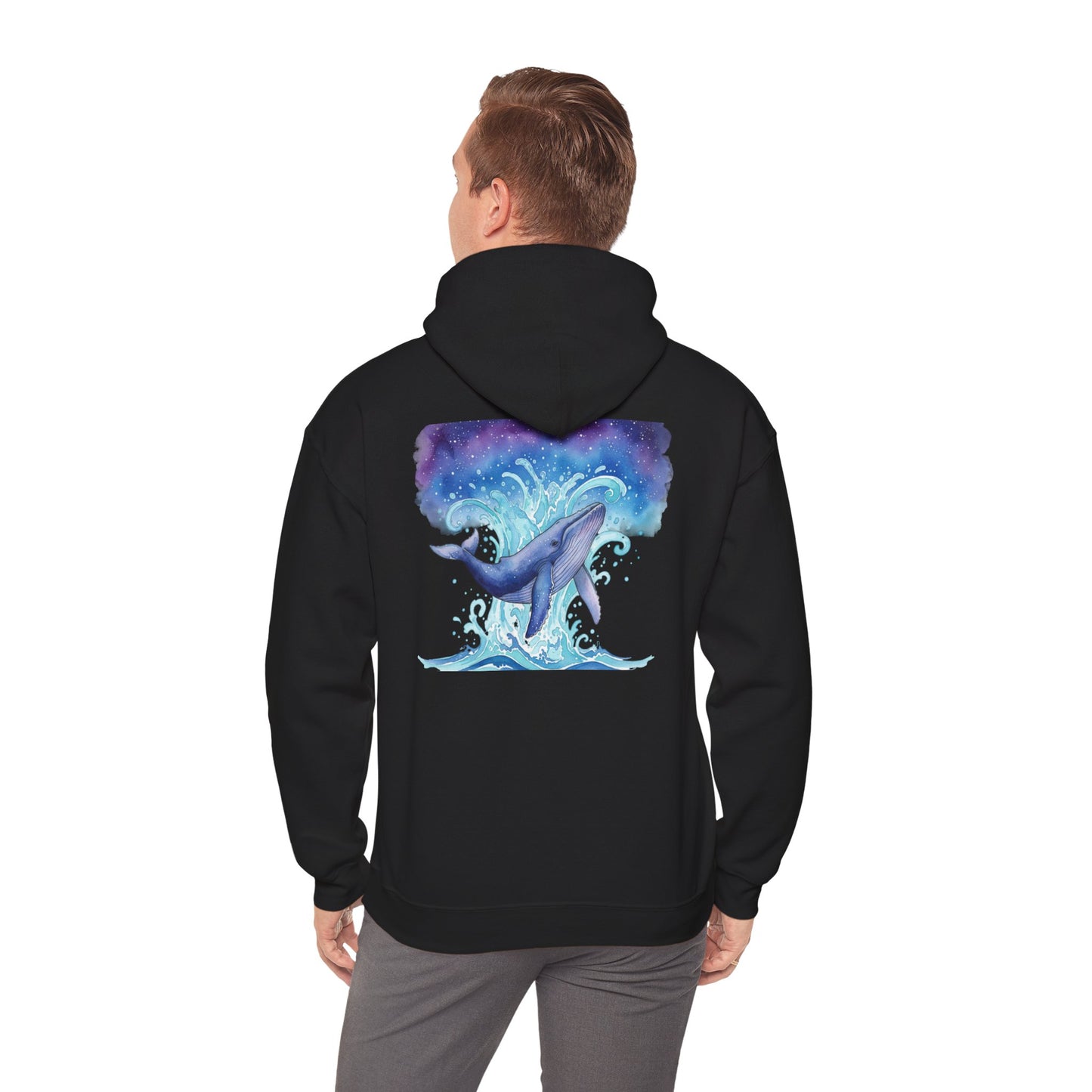 Whale Night Sky - Unisex Hoodie