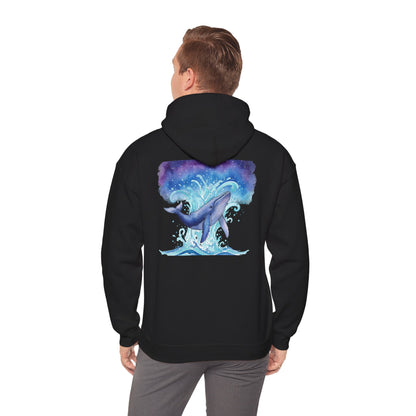 Whale Night Sky - Unisex Hoodie