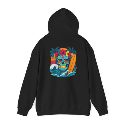 Candy skull surfer Unisex Hoodie