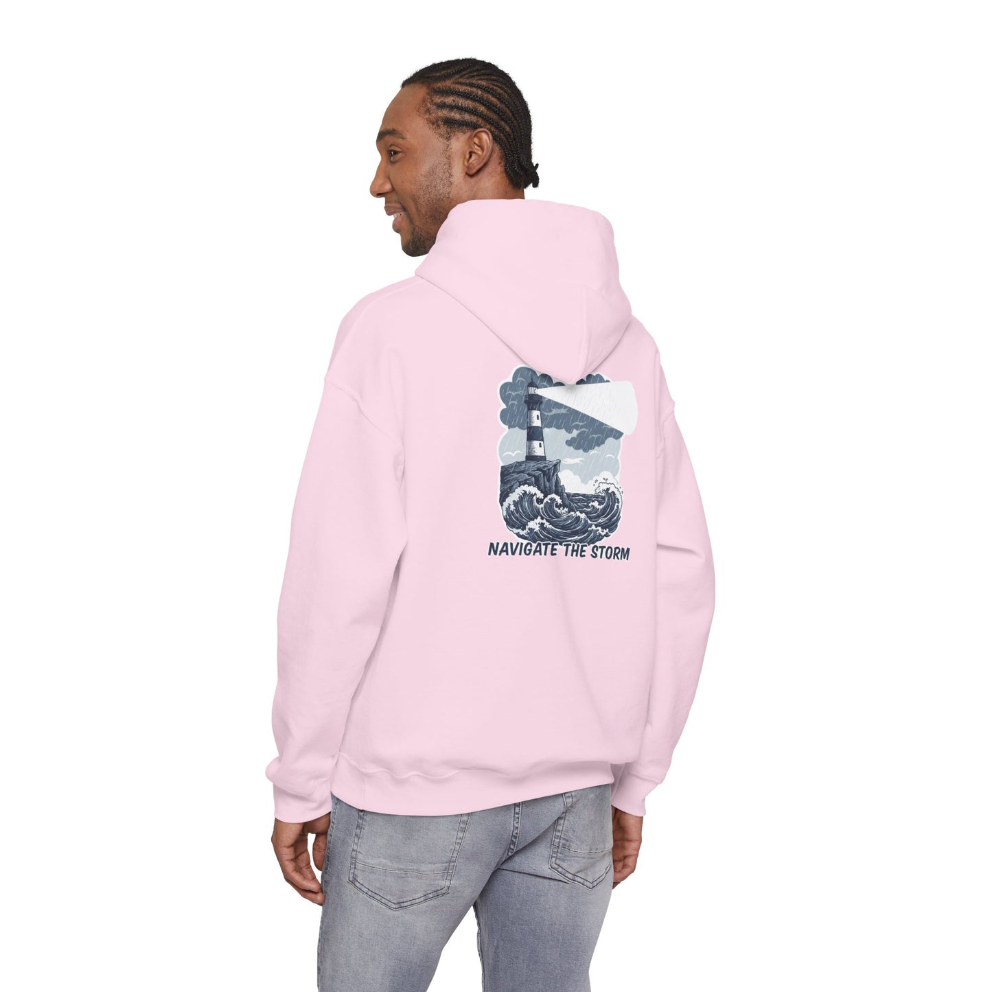 Navigate The Storm Lighthouse - Unisex Hoodie