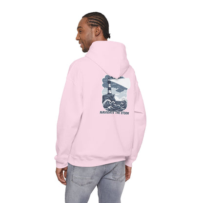 Navigate The Storm Lighthouse - Unisex Hoodie