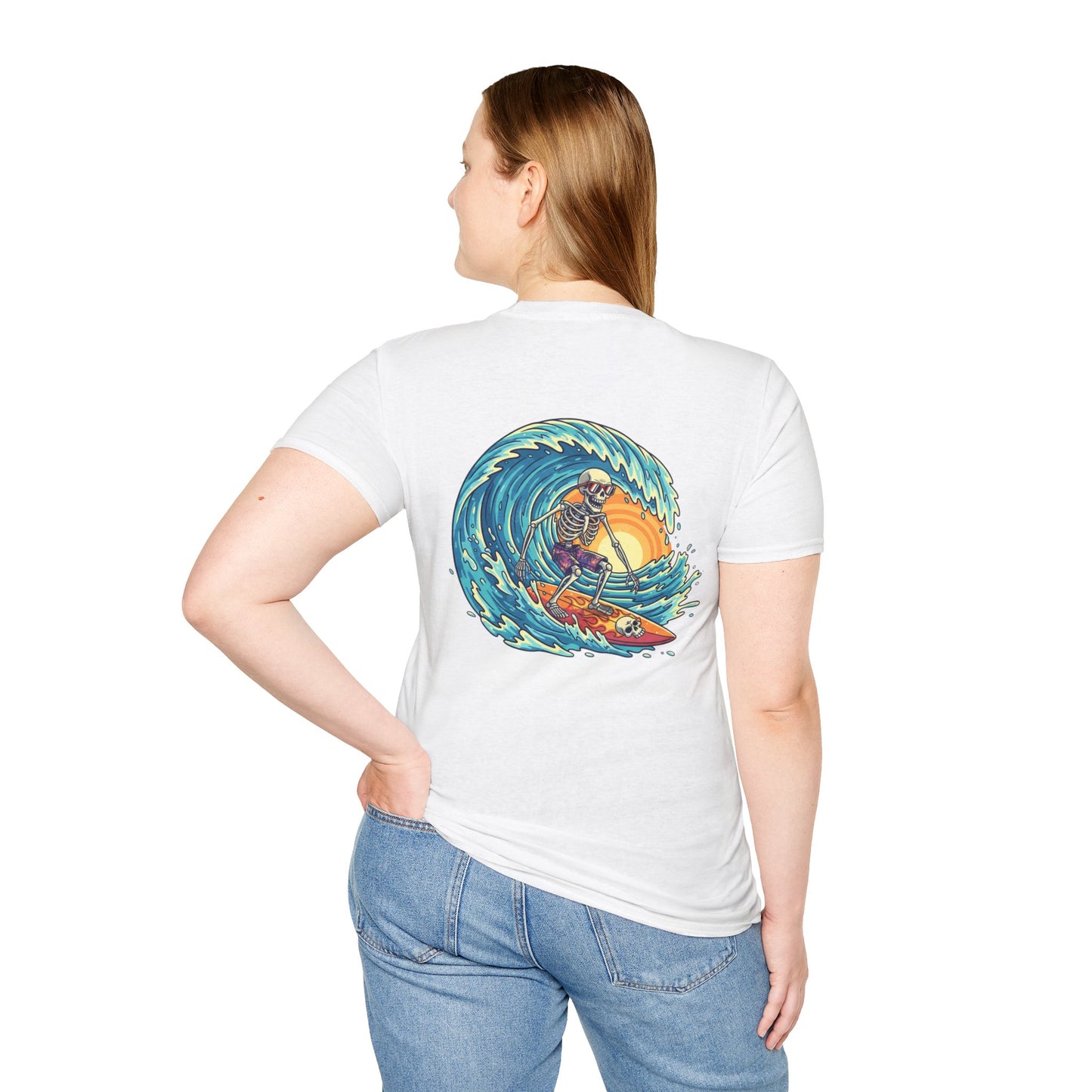 Skeletal Surfer - Unisex Tee