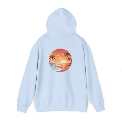Tropical Sunset Beach - Unisex Hoodie