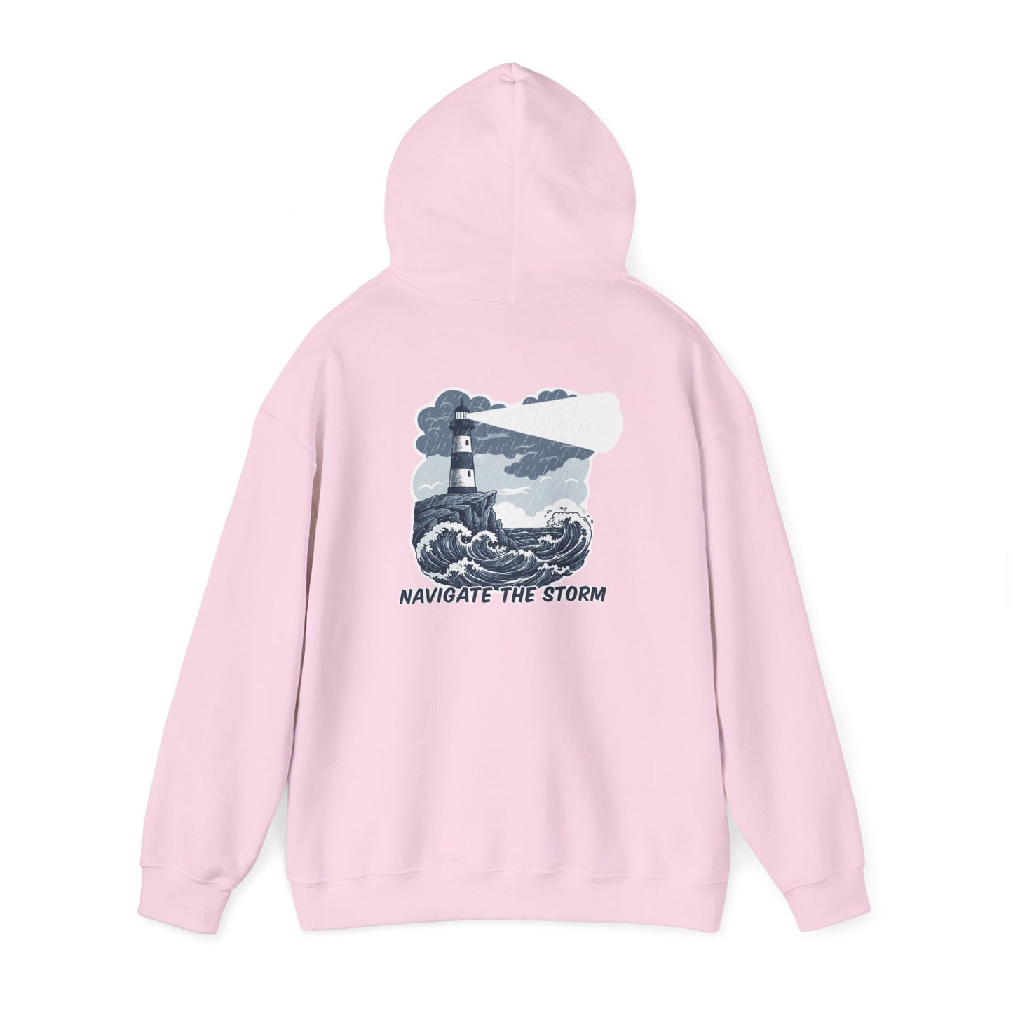 Navigate The Storm Lighthouse - Unisex Hoodie