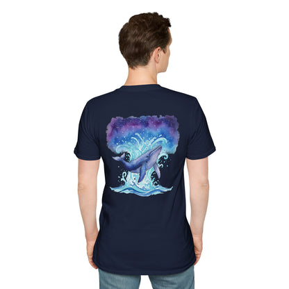 Whale Night Sky - Unisex Tee