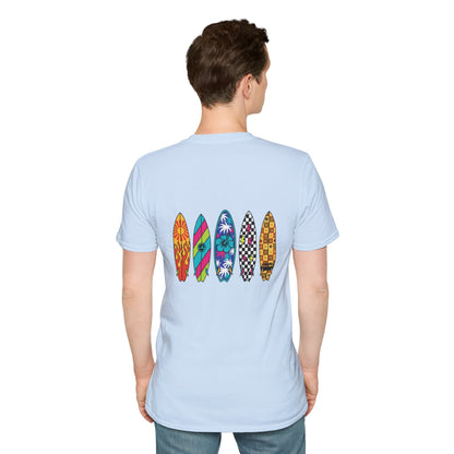 Surfboard row - Unisex Tee