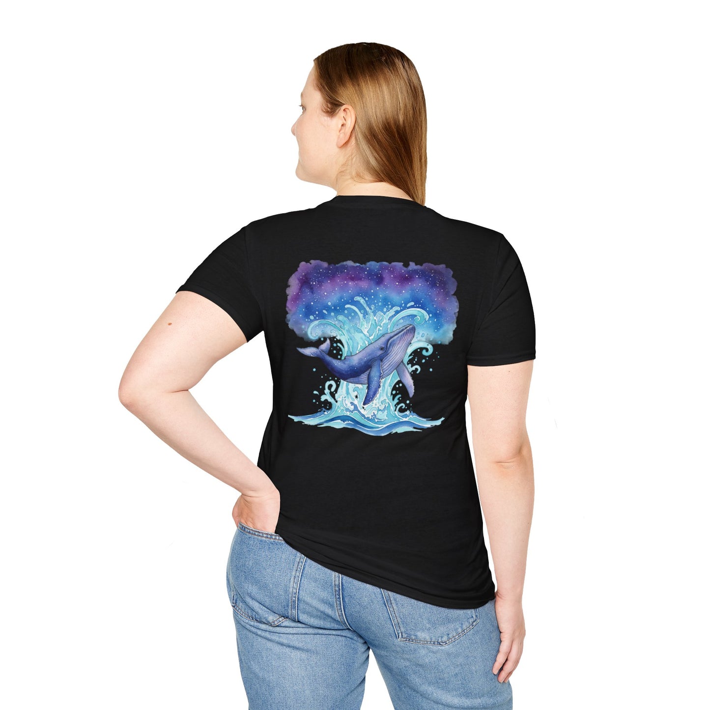 Whale Night Sky - Unisex Tee