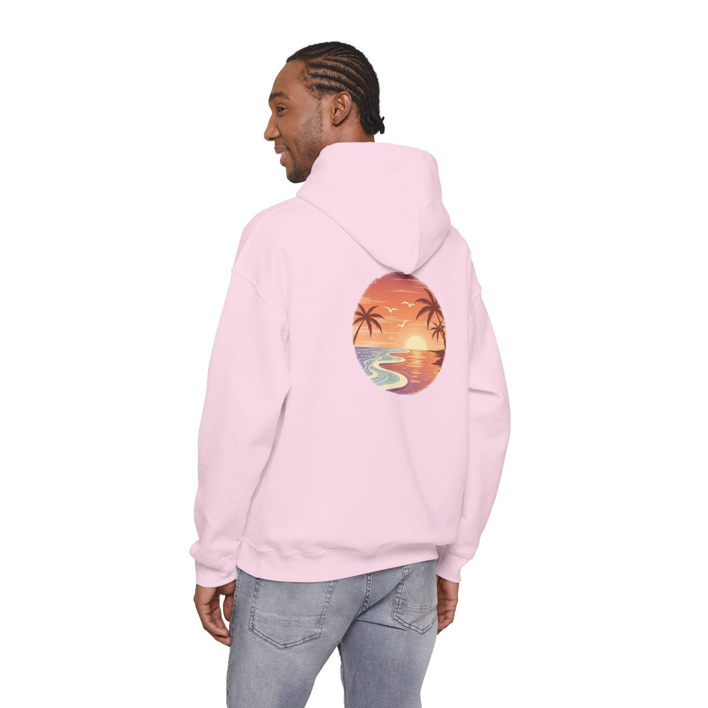 Tropical Sunset Beach - Unisex Hoodie
