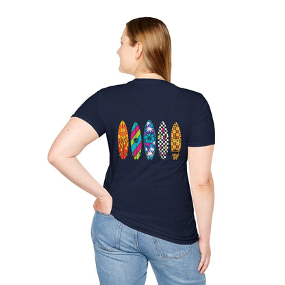 Surfboard row - Unisex Tee