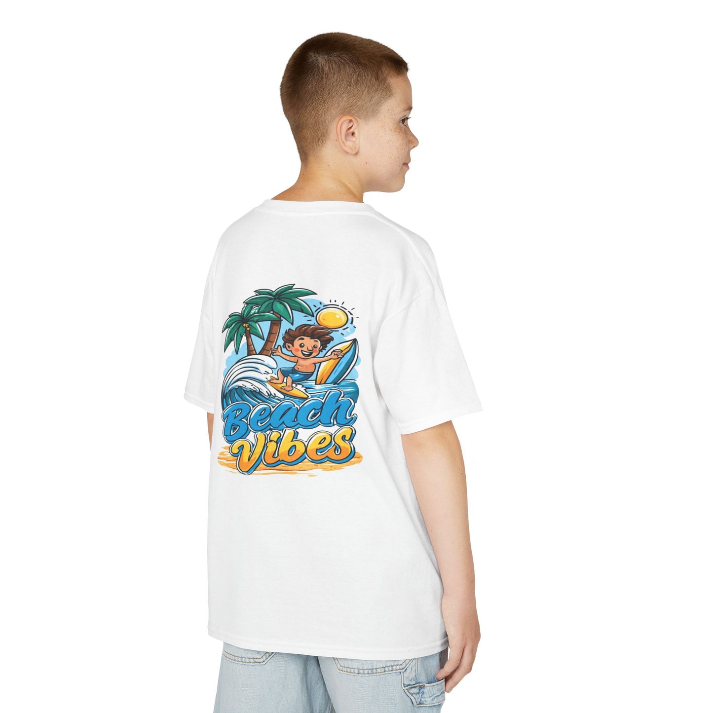 "Beach Vibes" Surfing - Kids Tee