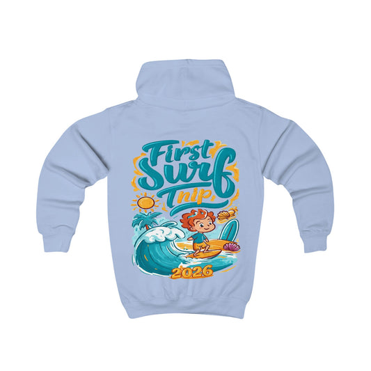 "First Surf Trip 2026"  - Kids Hoodie