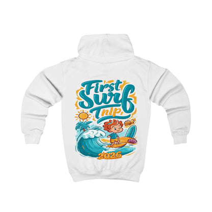 "First Surf Trip 2026"  - Kids Hoodie