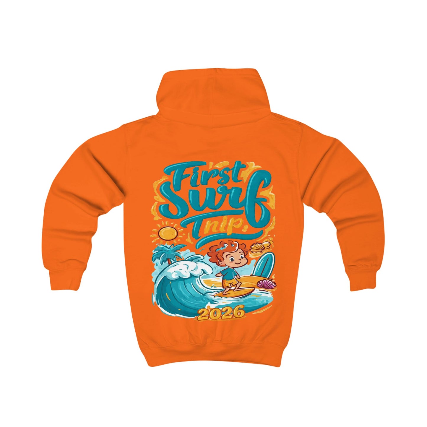 "First Surf Trip 2026"  - Kids Hoodie