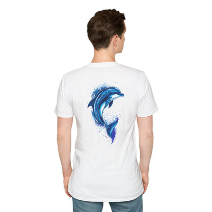 Tribal Dolphin White Edition - Unisex Tee