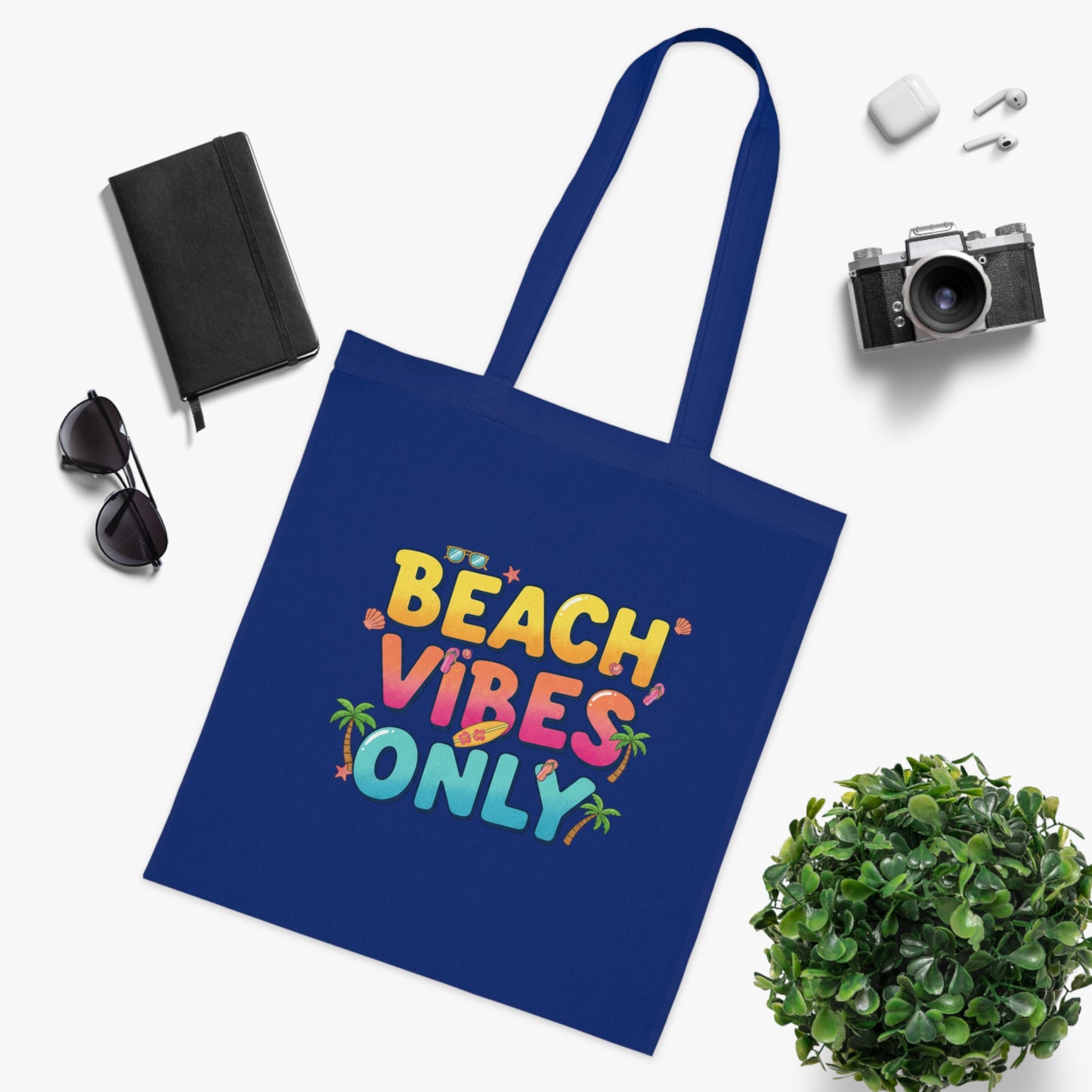 Beach Vibes Only - Cotton Tote Bag
