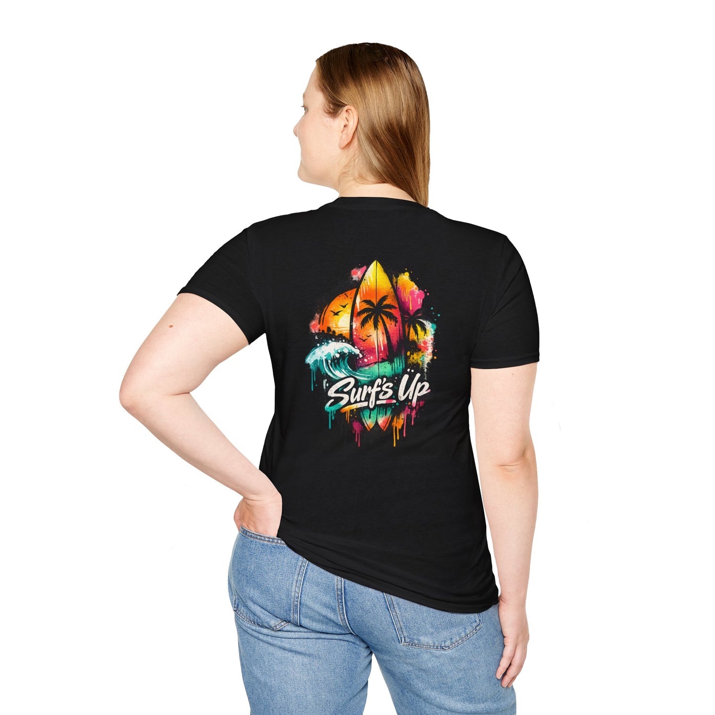 Surf's Up Spray Paint - Unisex Tee