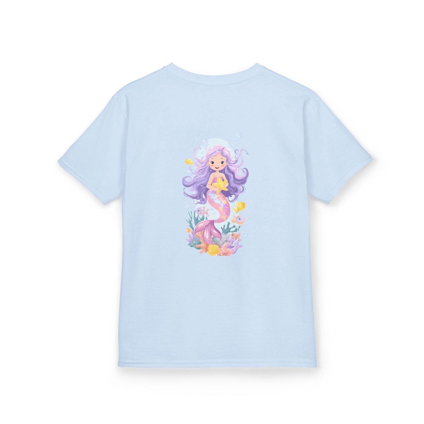 Cute Purple Mermaid - Kids Tee