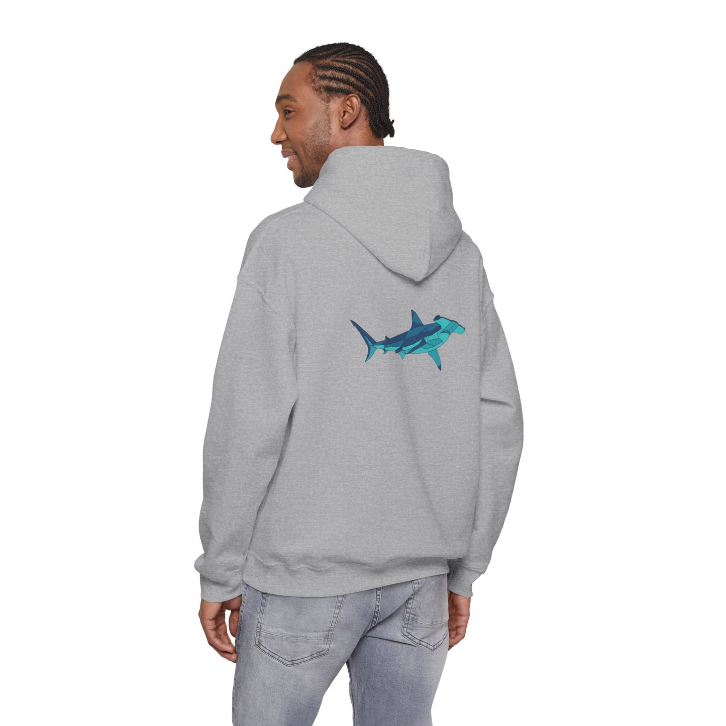 Geometric Hammerhead - Unisex Hoodie