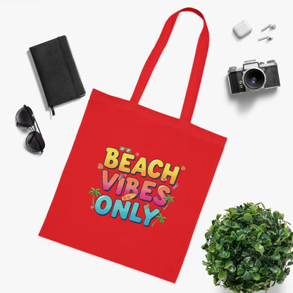 Beach Vibes Only - Cotton Tote Bag