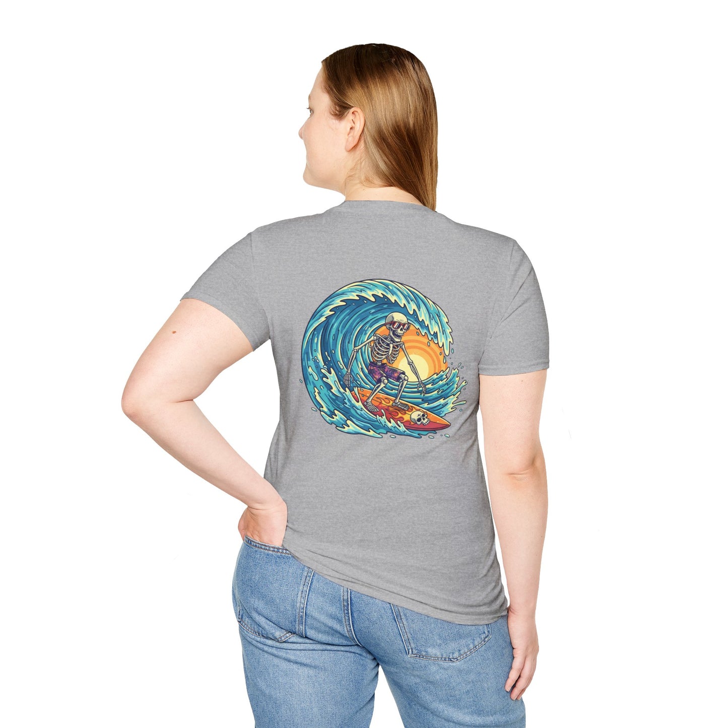 Skeletal Surfer - Unisex Tee