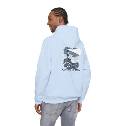 Navigate The Storm Lighthouse - Unisex Hoodie