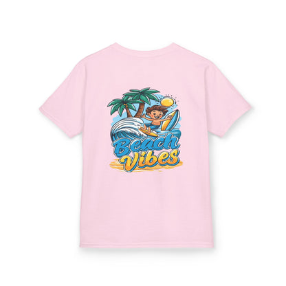 "Beach Vibes" Surfing - Kids Tee