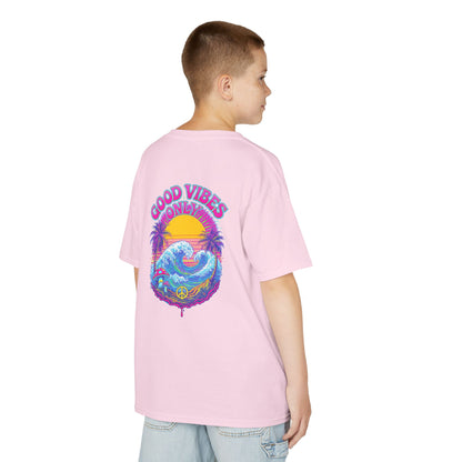 "Good Vibes" Psychedelic Hippy - Kids Tee