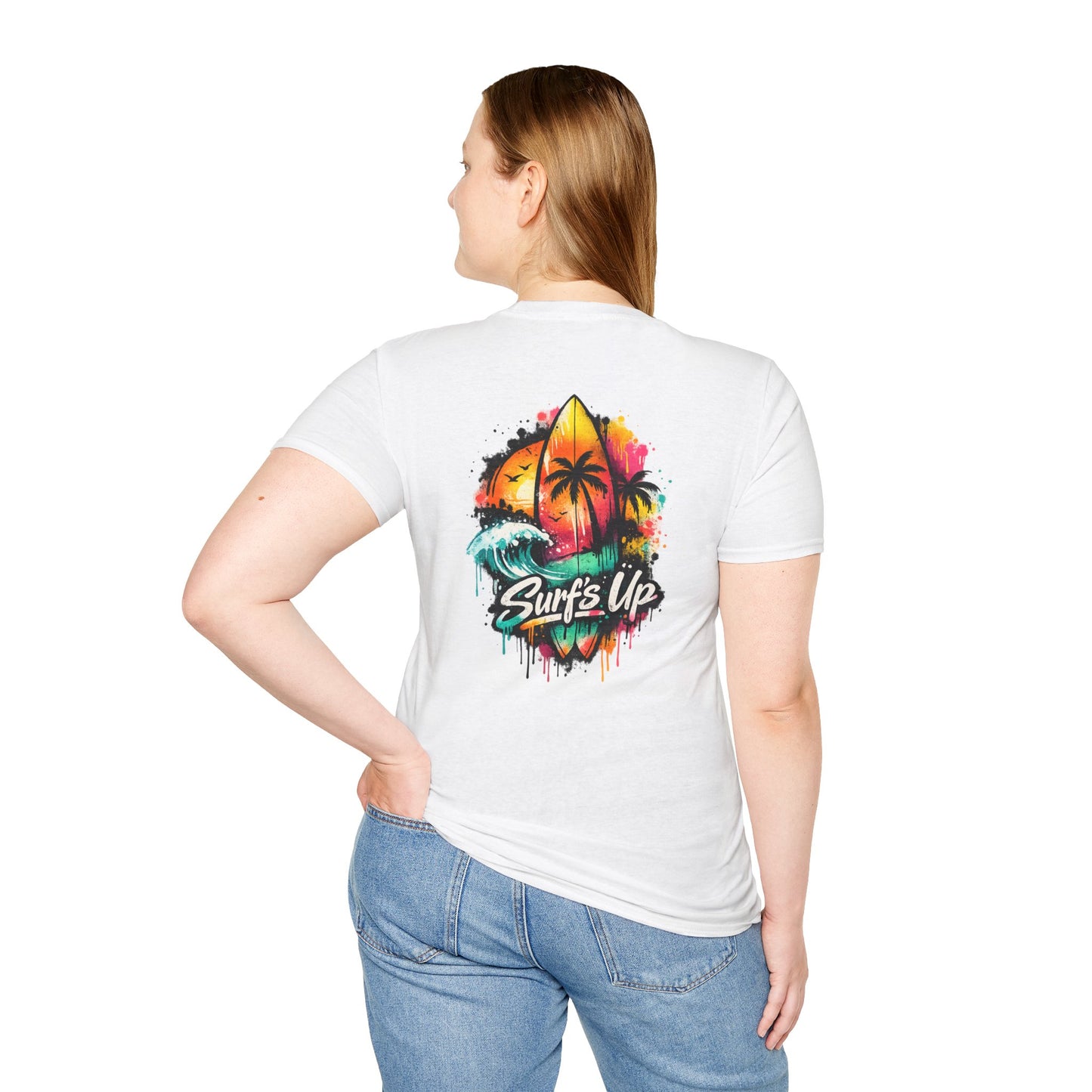Surf's Up Spray Paint - Unisex Tee