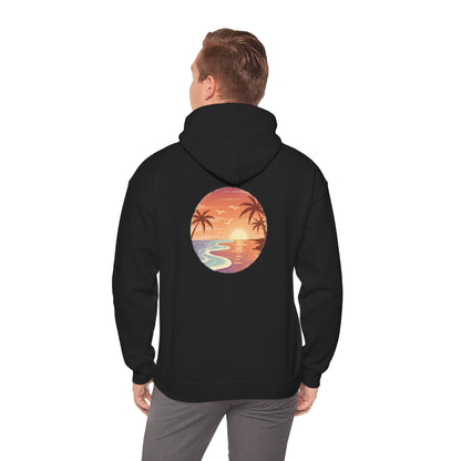 Tropical Sunset Beach - Unisex Hoodie