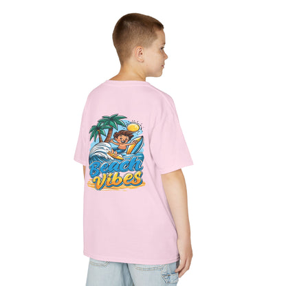 "Beach Vibes" Surfing - Kids Tee