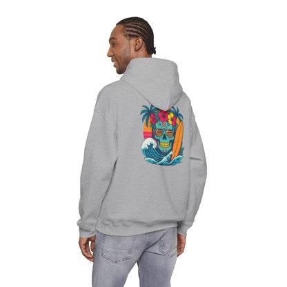 Candy skull surfer Unisex Hoodie