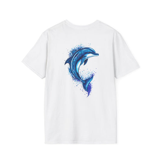 Tribal Dolphin White Edition - Unisex Tee
