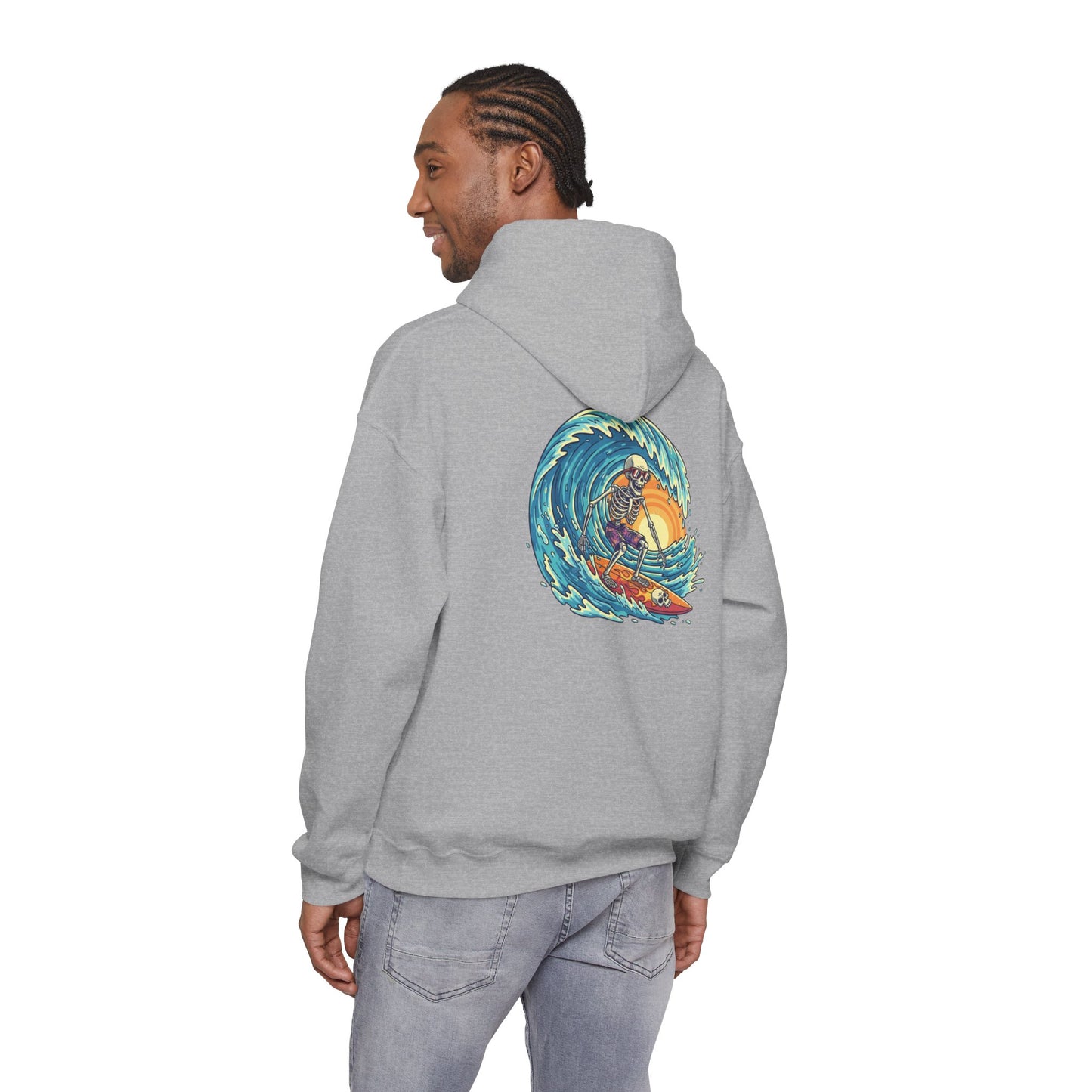 Surfing Skeleton - Unisex Hoodie