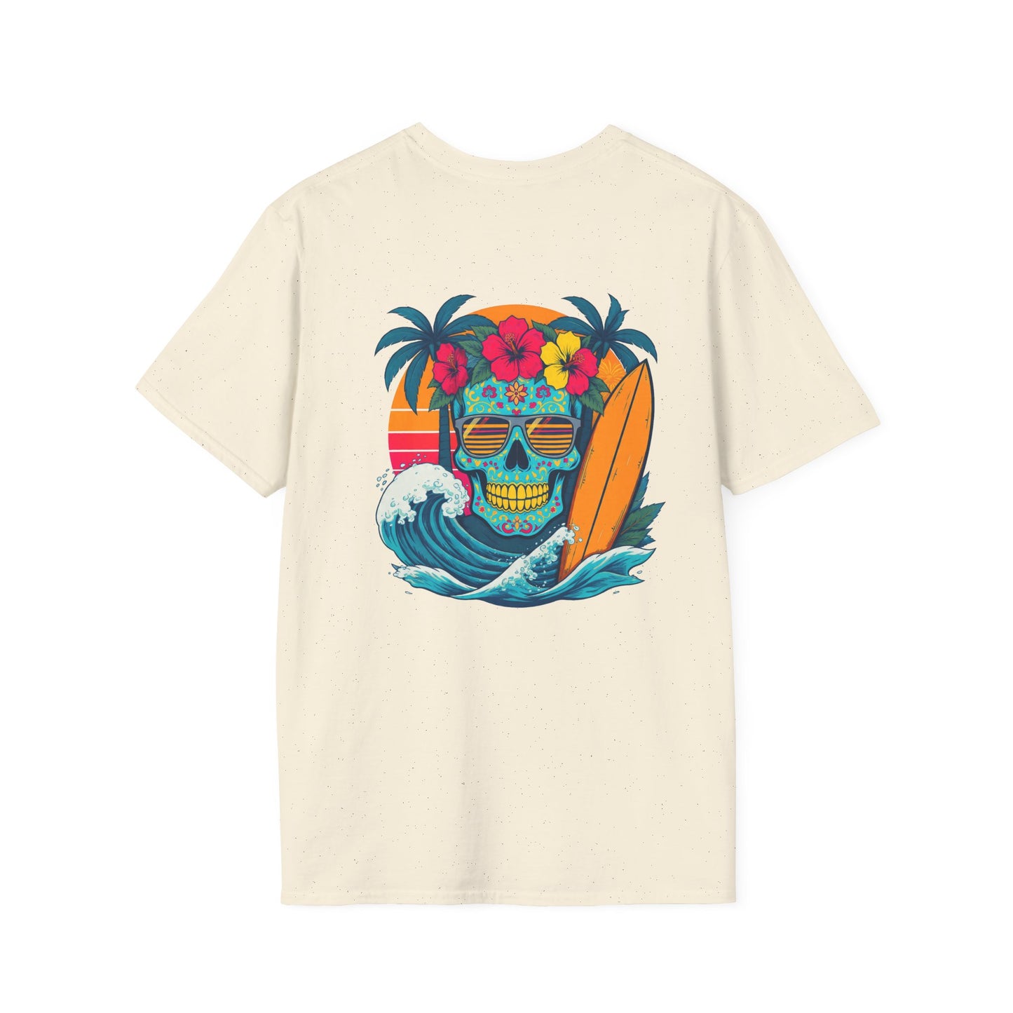 Candy Skull Surfer - Unisex Tee