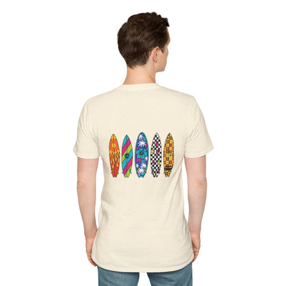 Surfboard row - Unisex Tee
