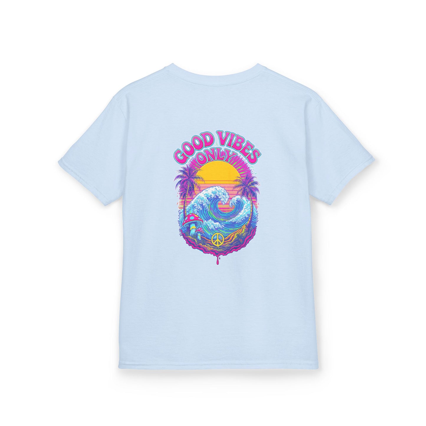 "Good Vibes" Psychedelic Hippy - Kids Tee