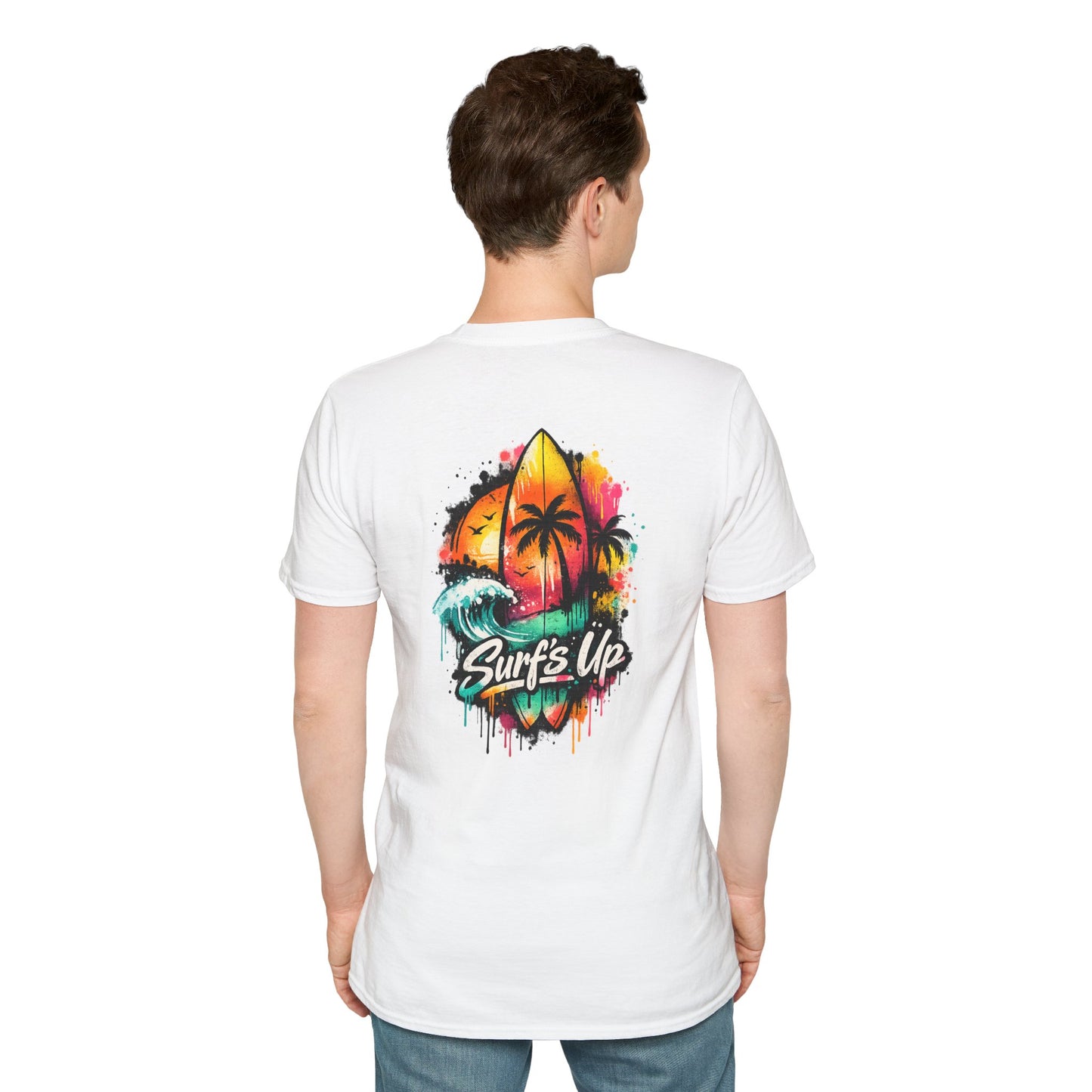 Surf's Up Spray Paint - Unisex Tee