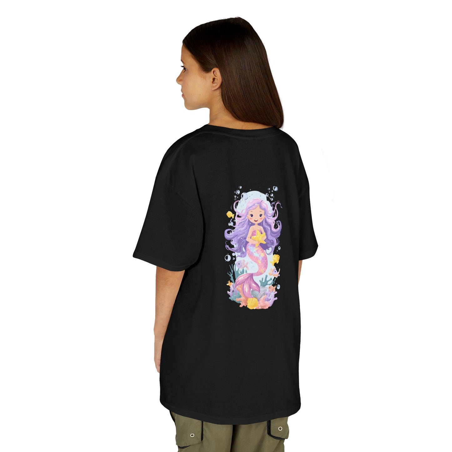 Cute Purple Mermaid - Kids Tee