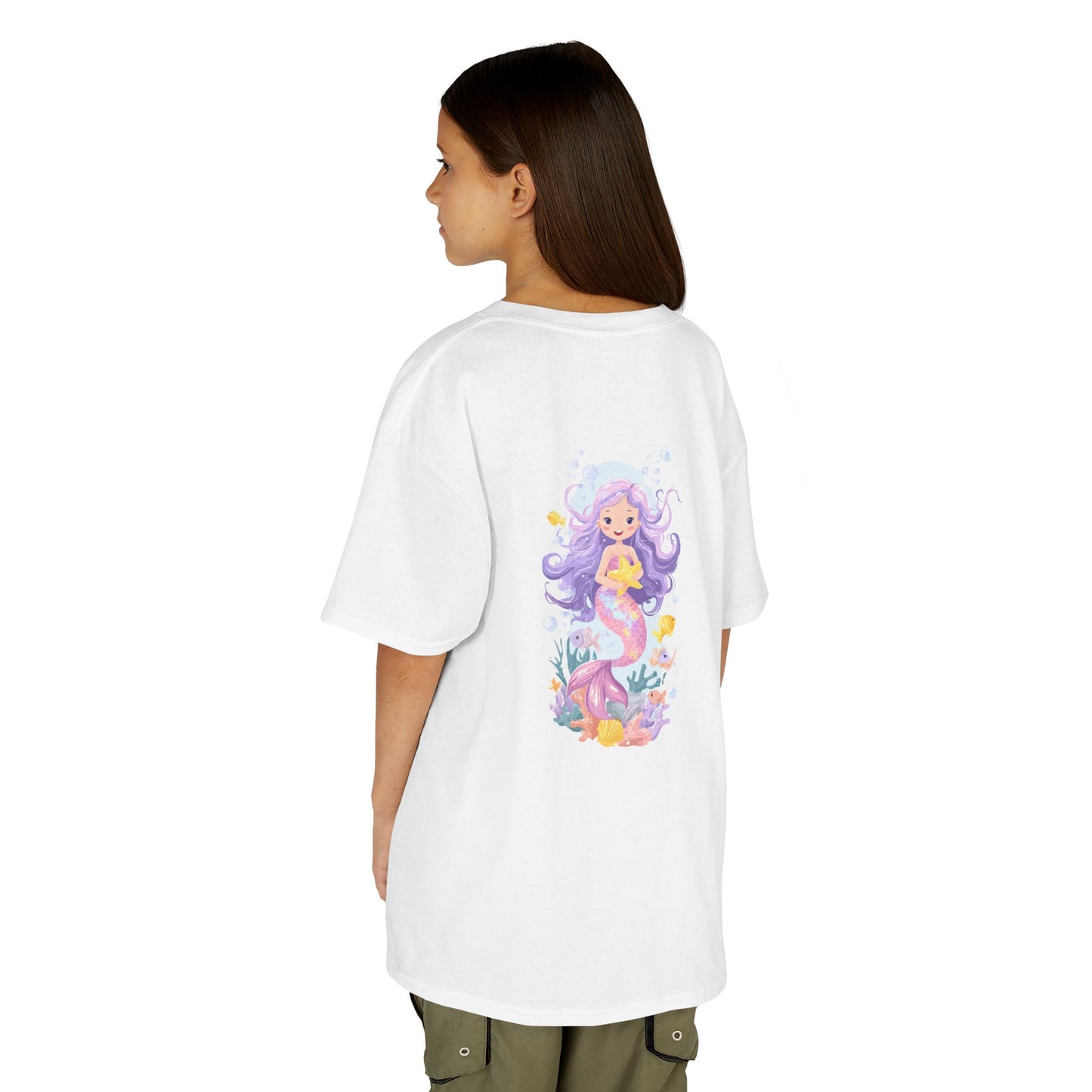 Cute Purple Mermaid - Kids Tee