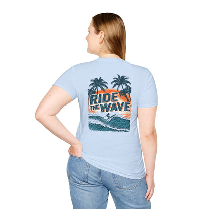 Ride The Wave Retro - Unisex Tee