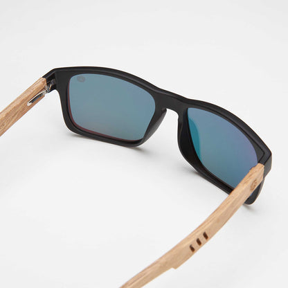 Bells Beach –Union of Surf Mens Polarised Sunglasses with Real Wood Arms