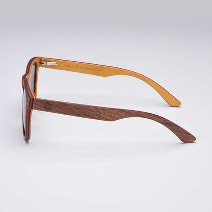 Fistral Wood Grain Polarised Sunglasses