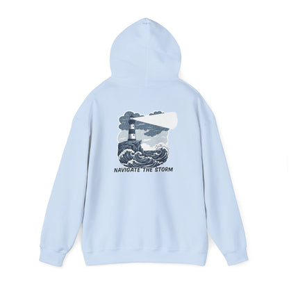 Navigate The Storm Lighthouse - Unisex Hoodie