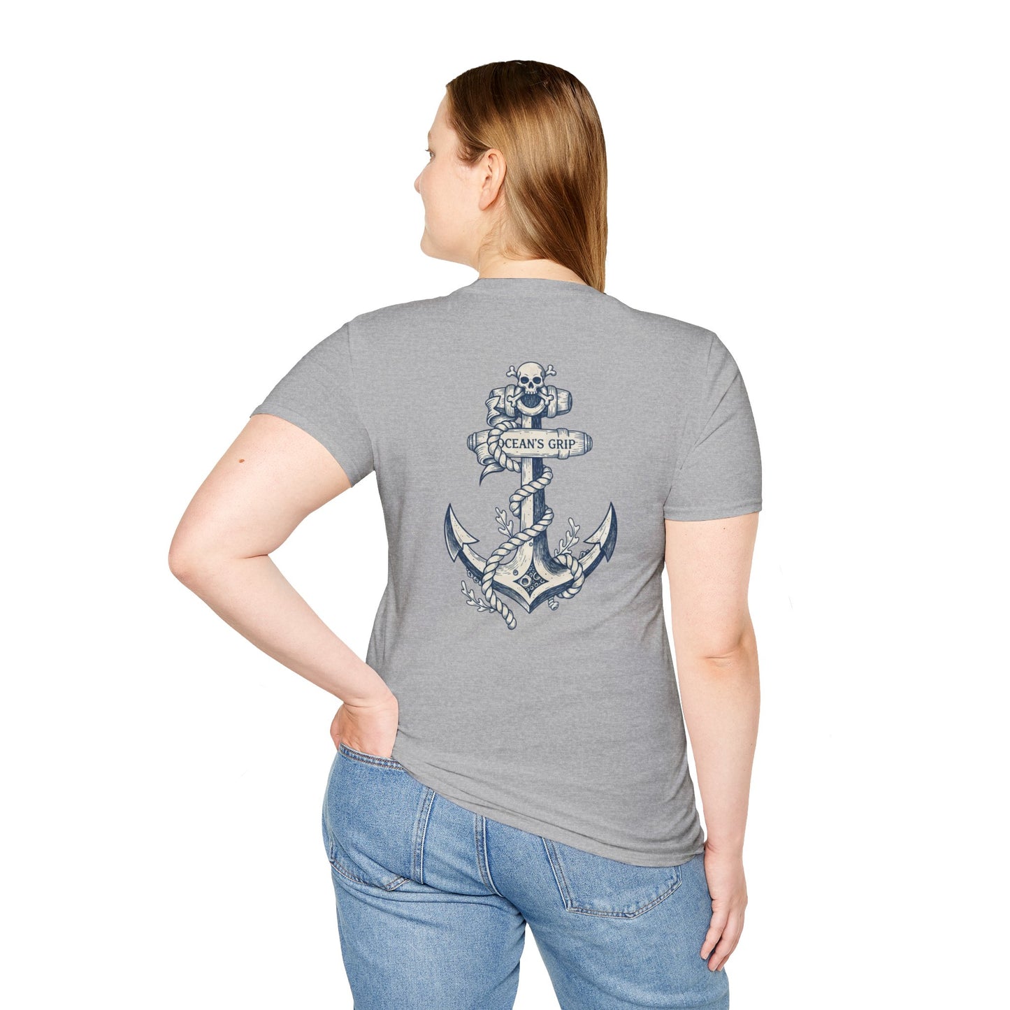 Oceans Grip Anchor - Unisex Tee