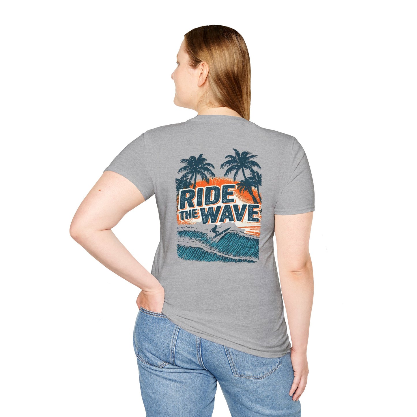Ride The Wave Retro - Unisex Tee