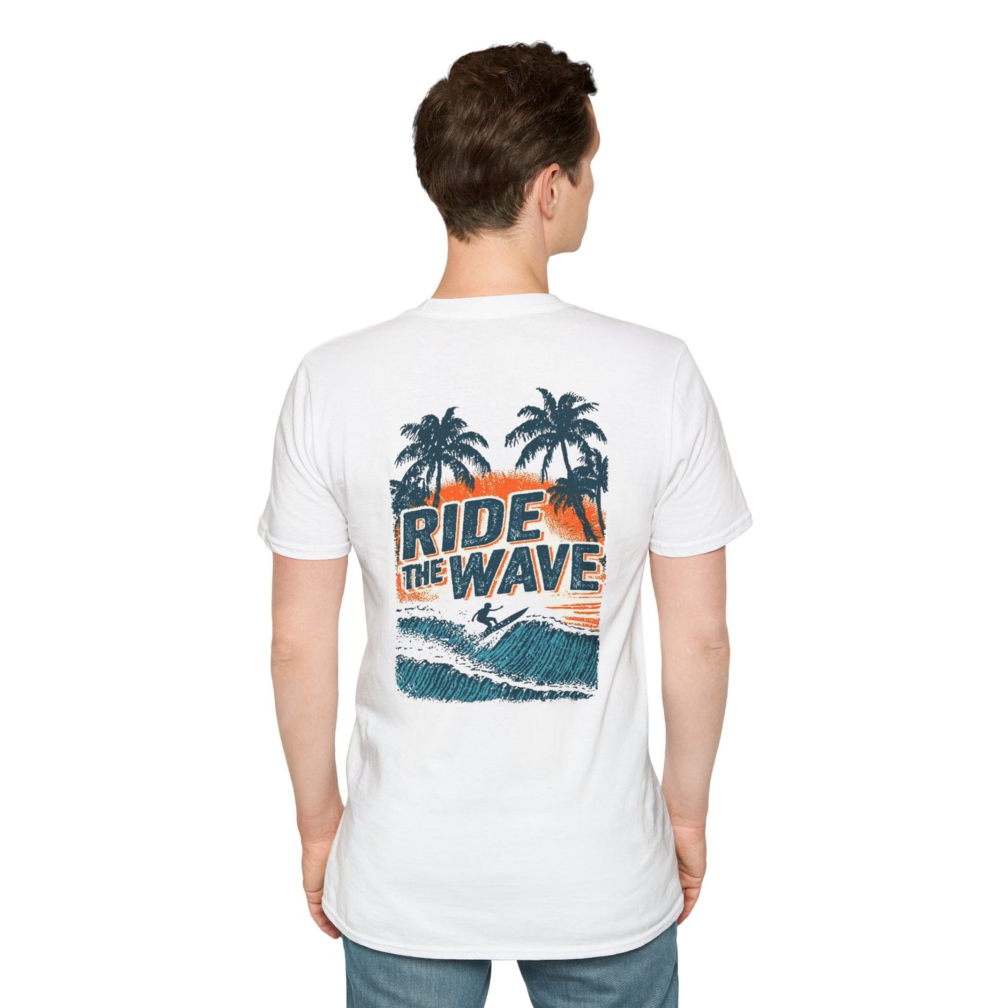 Ride The Wave Retro - Unisex Tee