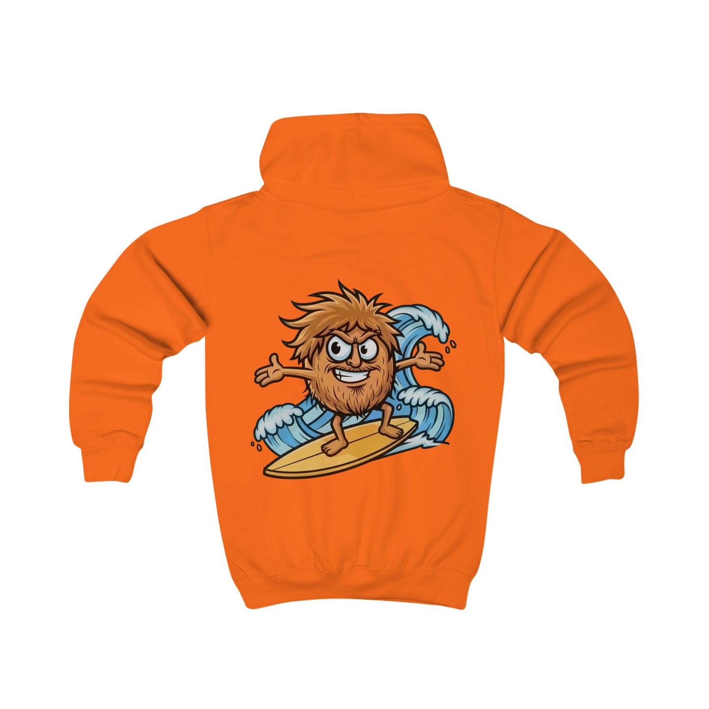 Cute Surfing Crazy Coconut - Kids Hoodie