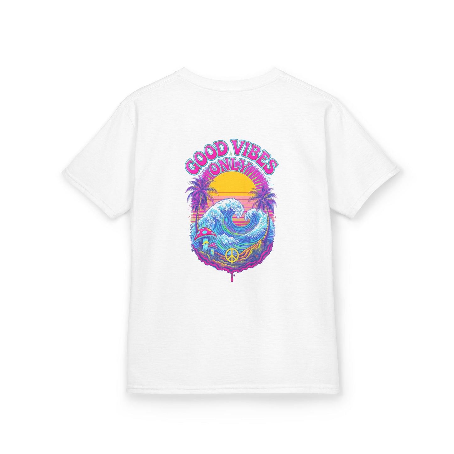 "Good Vibes" Psychedelic Hippy - Kids Tee
